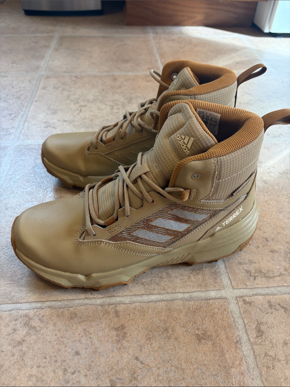 adidas Terrex Men’s Boots — Tan Brown